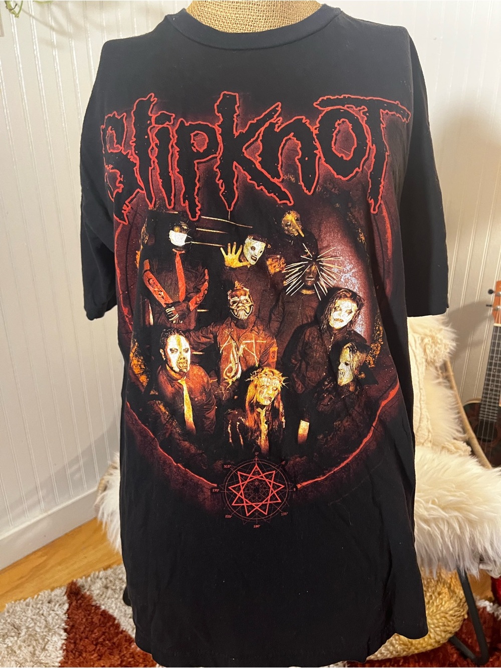 Black vintage, slipknot Graphic Band T-Shirt